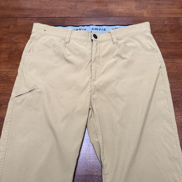 Orvis Classic Collection Lightweight 5 Pocket Tech Pant Men's Size 38x32 Stretch - Picture 3 of 12